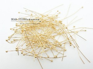 50mm珠針(玫瑰金色)